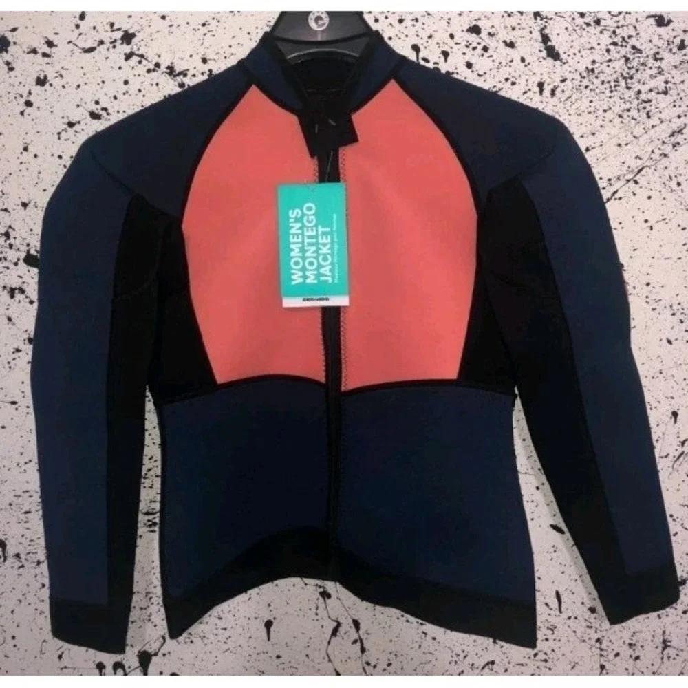 Sea-Doo Montego Jacket Woman's Size LARGE Navy/Marine Neoprene NEW In Plastic